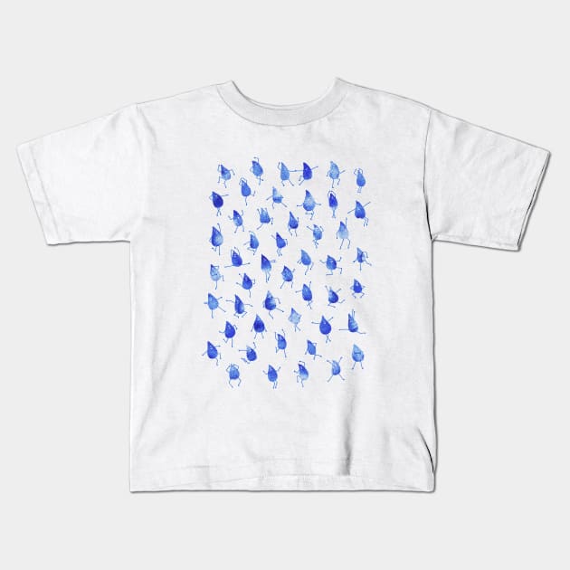 Rain Dance Kids T-Shirt by Thepapercrane